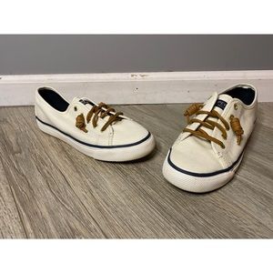 Cream, almost white Sperry shoes